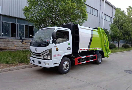 國六東風(fēng)多利卡5-6方壓縮式垃圾車(chē)