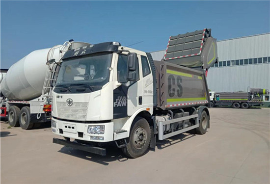 國六解放12方壓縮式垃圾車(chē)