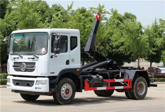 國六東風(fēng)D9勾臂式垃圾車(chē)（10方）