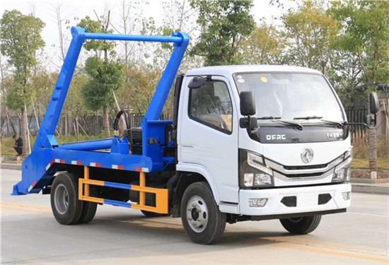 國六東風(fēng)小多利卡擺臂式垃圾車(chē)（5方）