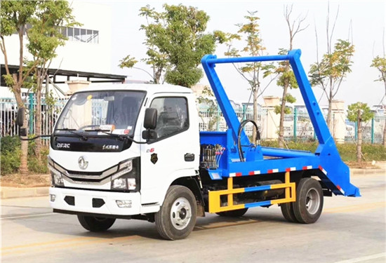 國六東風(fēng)小多利卡擺臂式垃圾車(chē)（5方）
