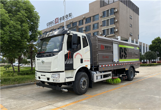 國六16方解放J6洗掃車(chē)