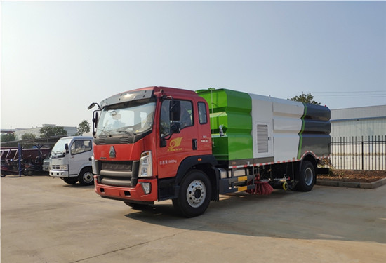 國六16方重汽豪沃洗掃車(chē)