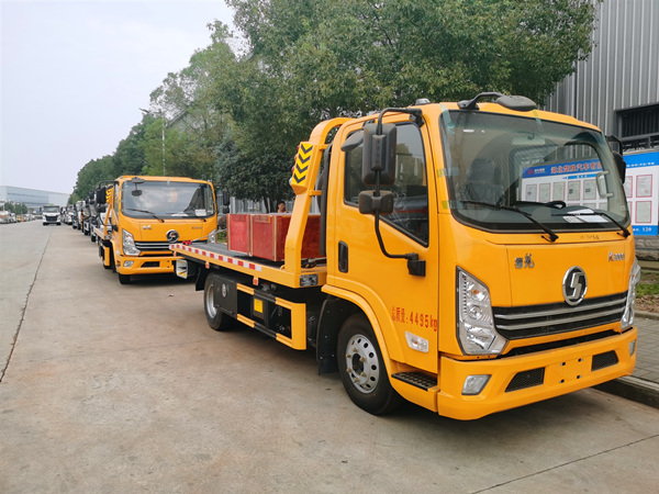 國六陜汽德龍K3000藍牌清障車(chē)