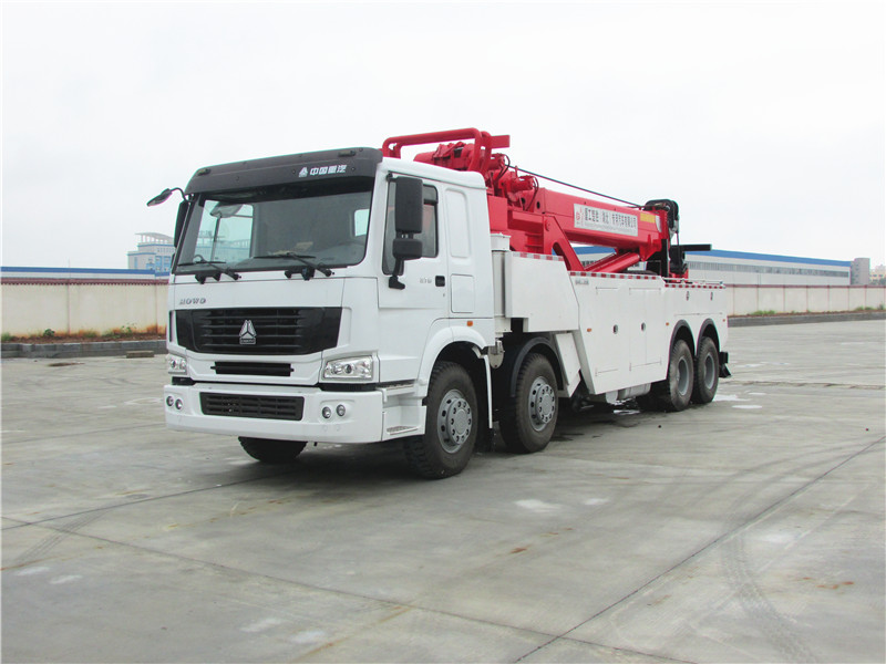 重汽豪沃前四后八拖吊分體清障車(chē)
